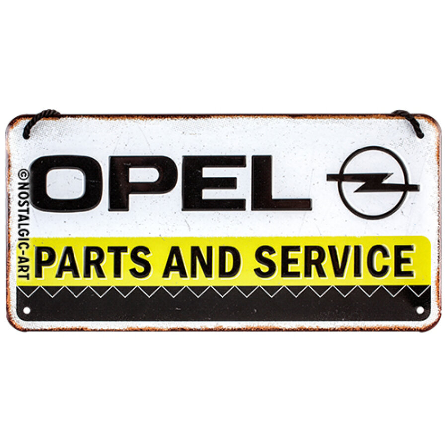 Nostalgic Art Hängeschild, Motiv Opel - Parts & Service, 1 Stück