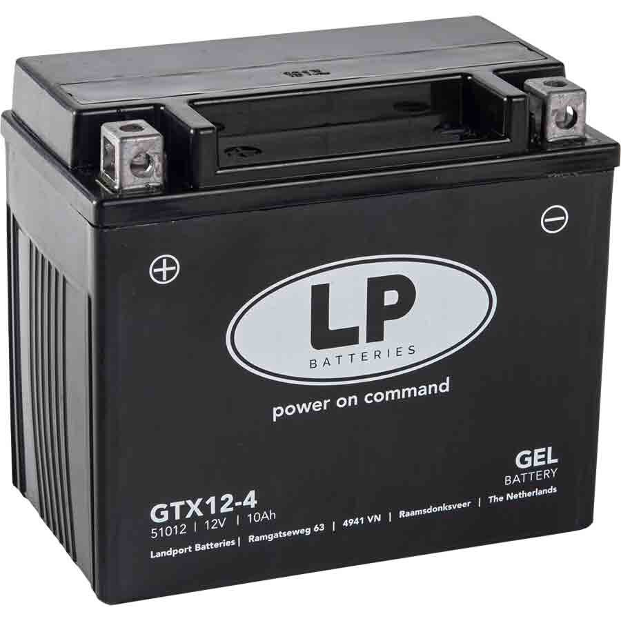 Landport GTX12-BS GEL Motorrad Batterie, 12 V 10 AH - ATU